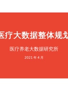 医疗养老大数据研究所健康医疗大数据 规划方案 封面