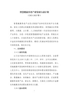智慧健康养老产业发展行动计划（2021-2025年） 封面