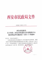 西安市街道综合服务中心建设和运营实施办法 封面