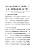 2023年中国养老行业市场现状产业链政策及发展趋势分析 封面
